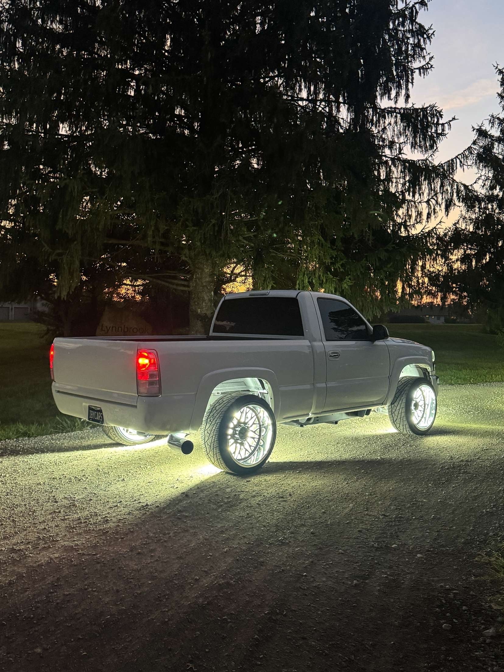 10 Row Pure White Wheel Lights