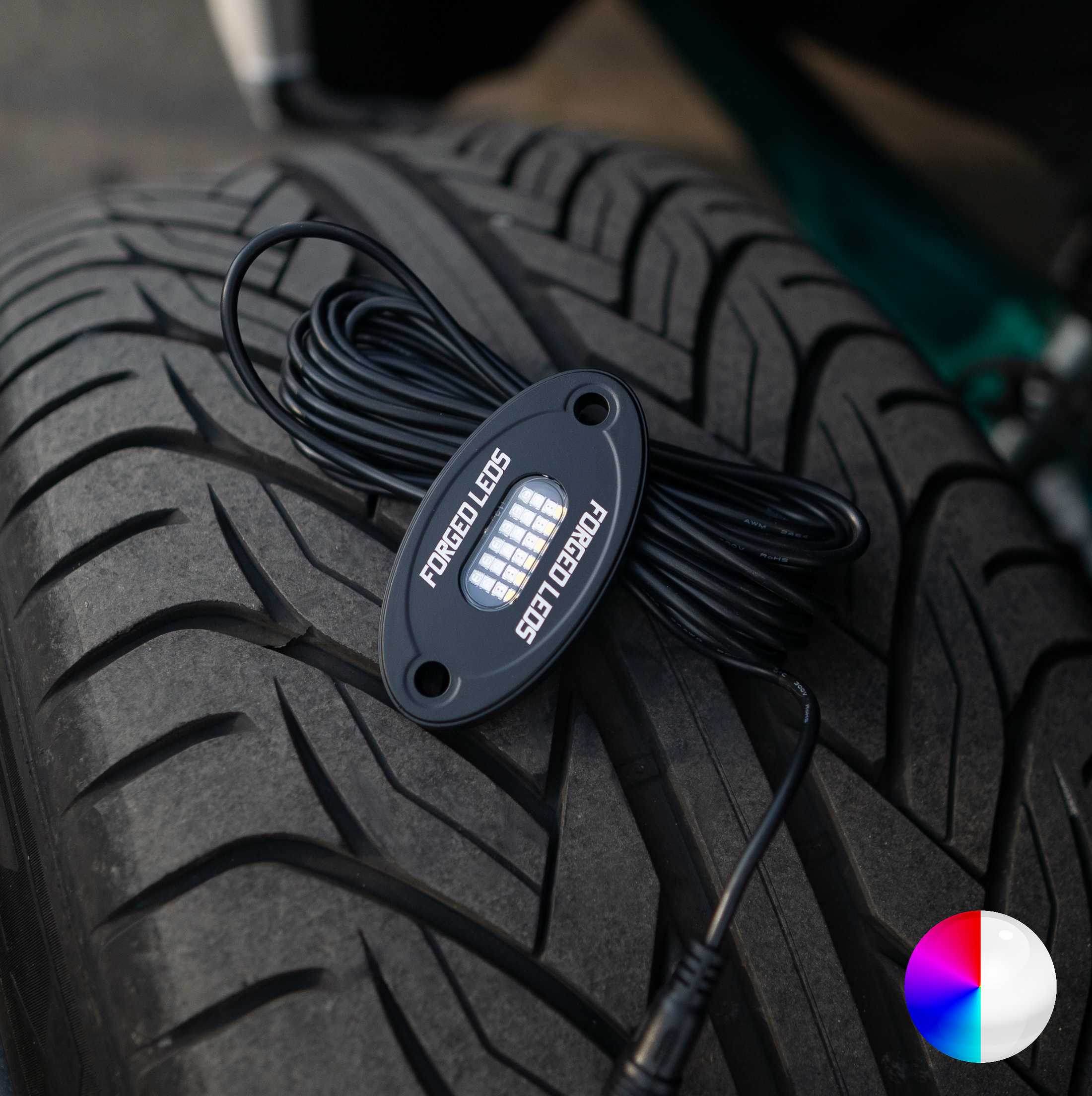 24 LED Rock Light - RGBW P&P