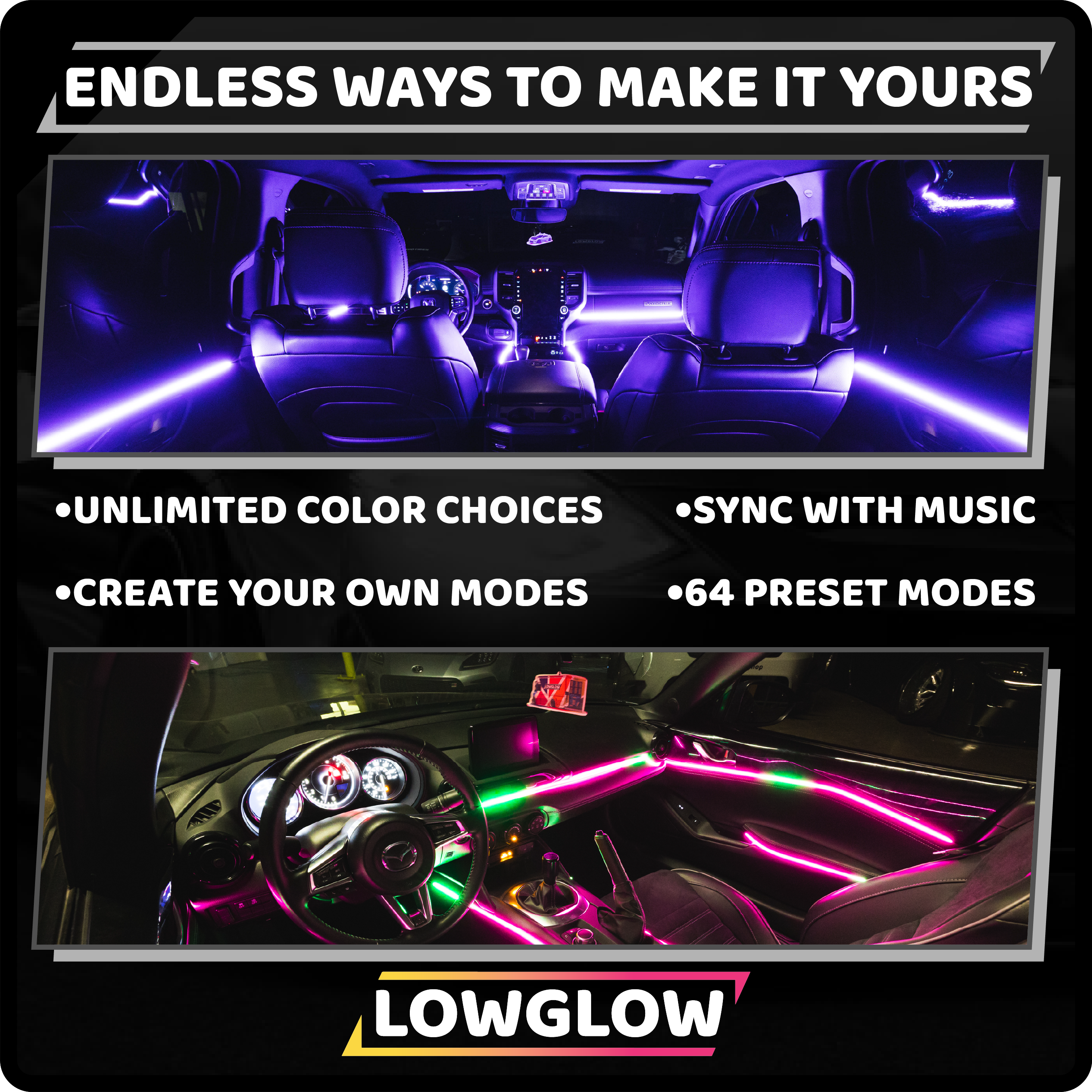 LOWGLOW Ambient Lighting Kit (Pre-Order)